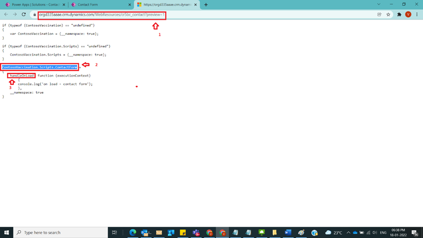 Link Web resource to a Form in Dynamics CRM